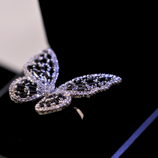 Butterfly Promise Ring with LED Light-Up Gift Box