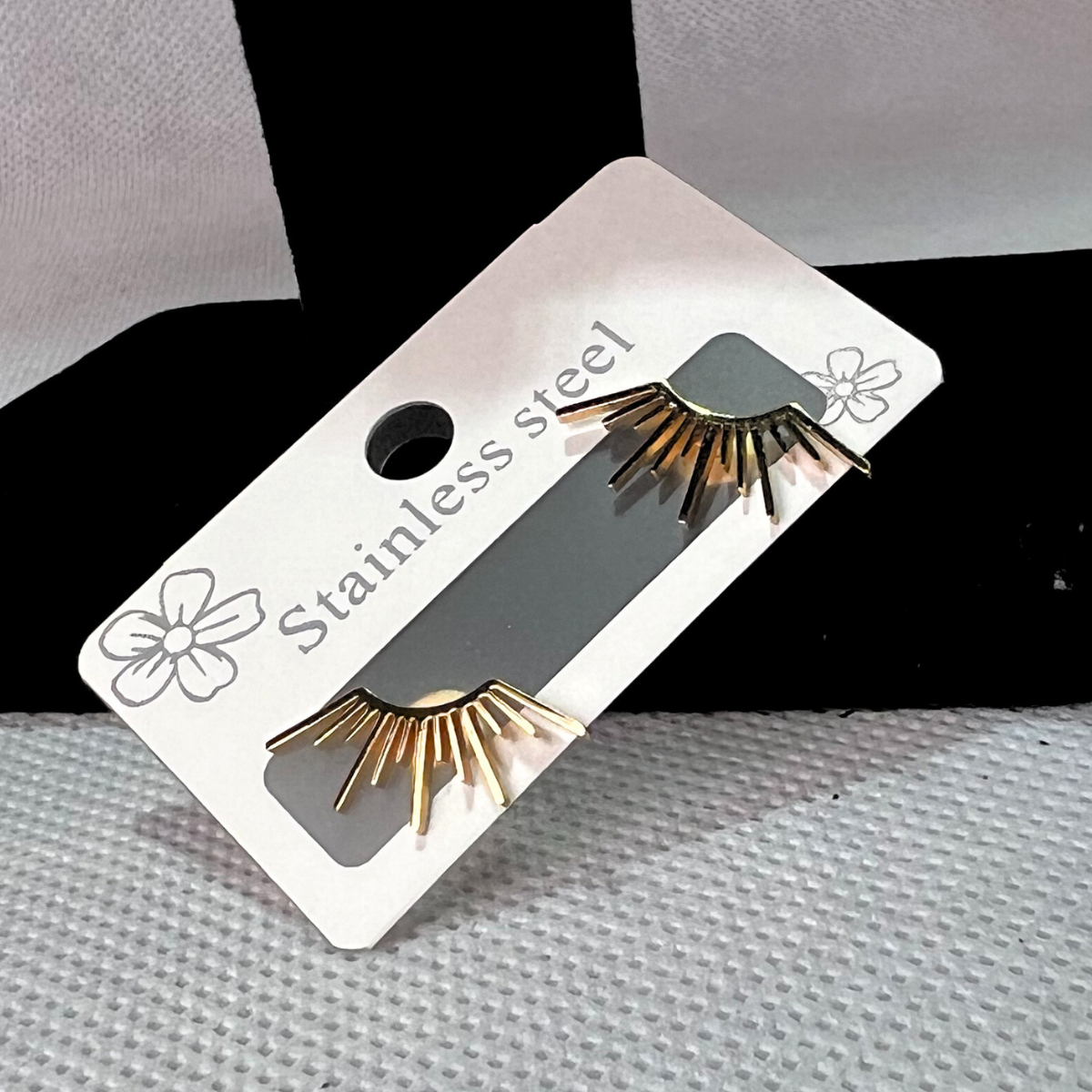 Stainless Steel Chunky Hoop Earrings