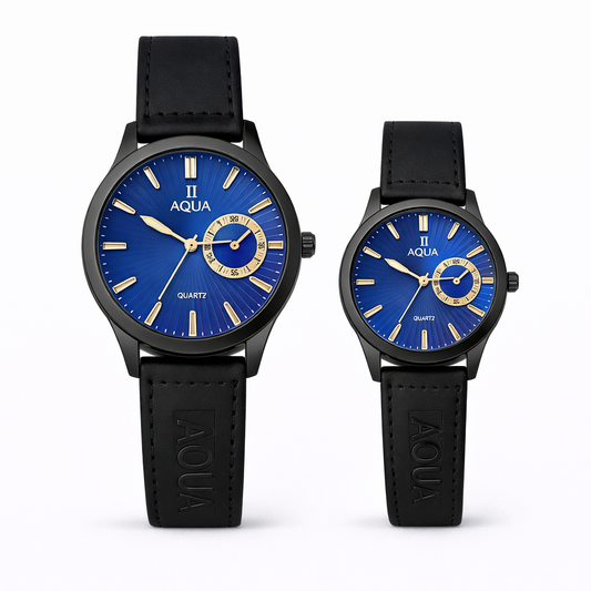 Luxury Couple Watches Set – His & Her Matching