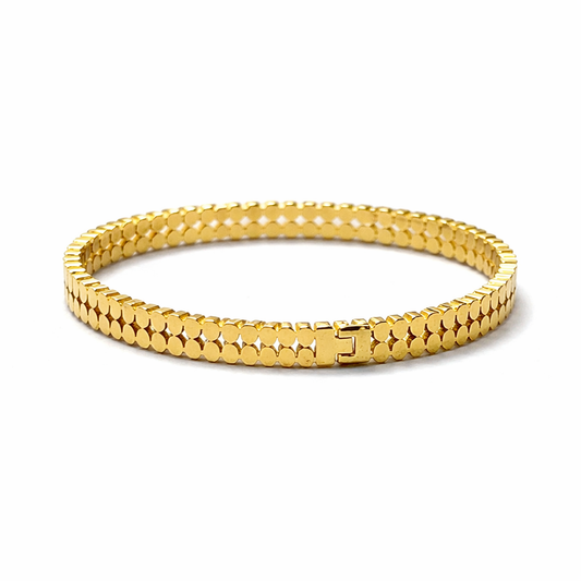 Gold Link Bracelet for Women – Minimal & Elegant Design