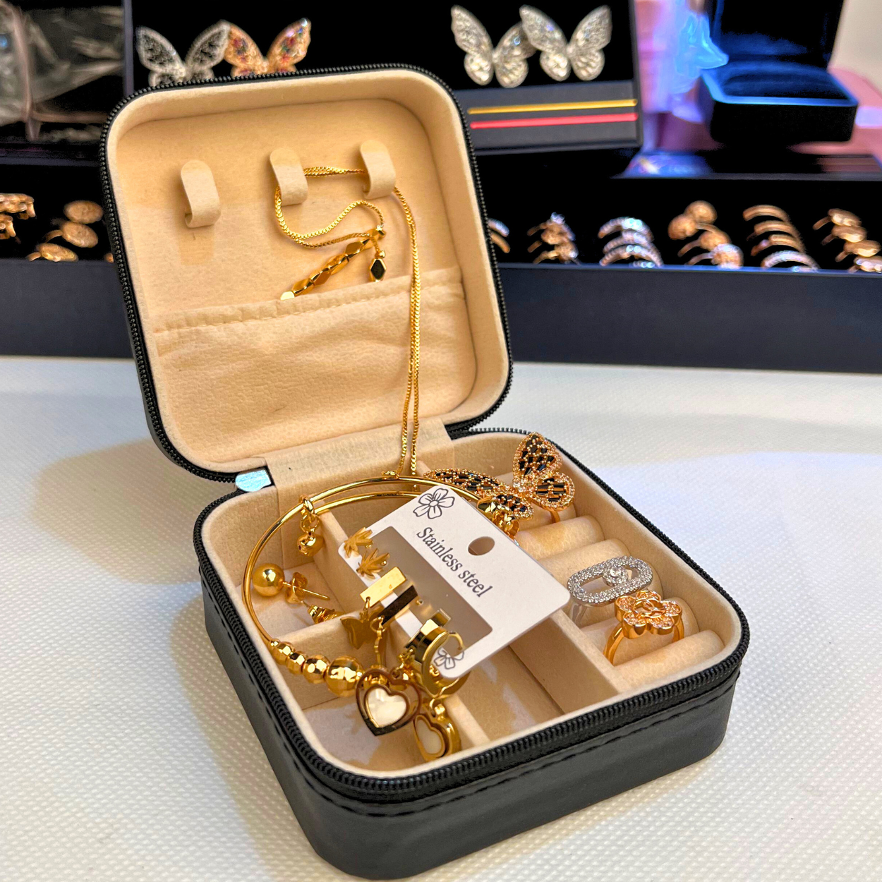Luxury Gift Deal Box – 50% Off Jewelry Set (Rings, Necklace & More)