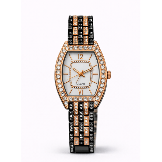 Luxury Ladies Bracelet Watch – Diamond Style Crystal Watch (Gold | Silver | Black)