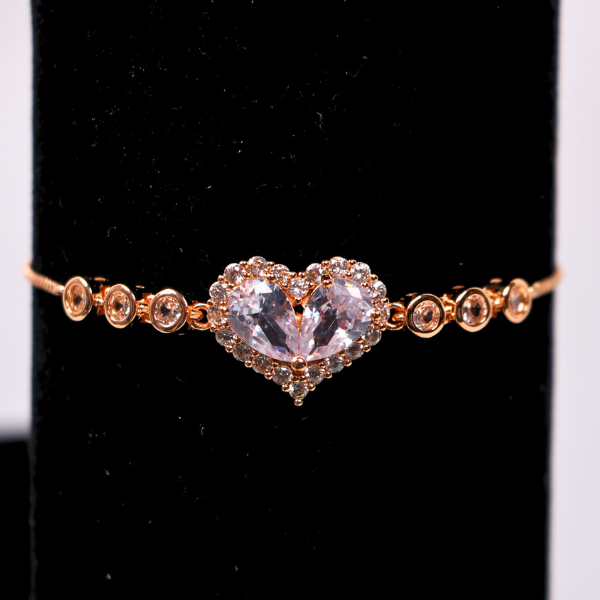 Adjustable Rose Gold Slider Bracelet