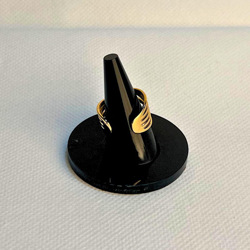 High Quality Golden Adjustable Multi-Layer Ring