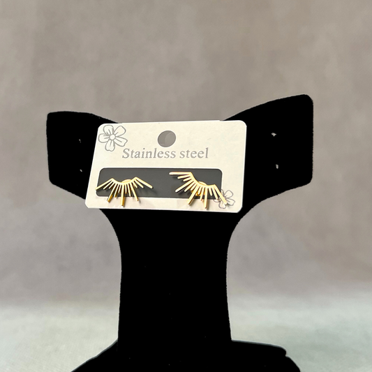 Stainless Steel Chunky Hoop Earrings