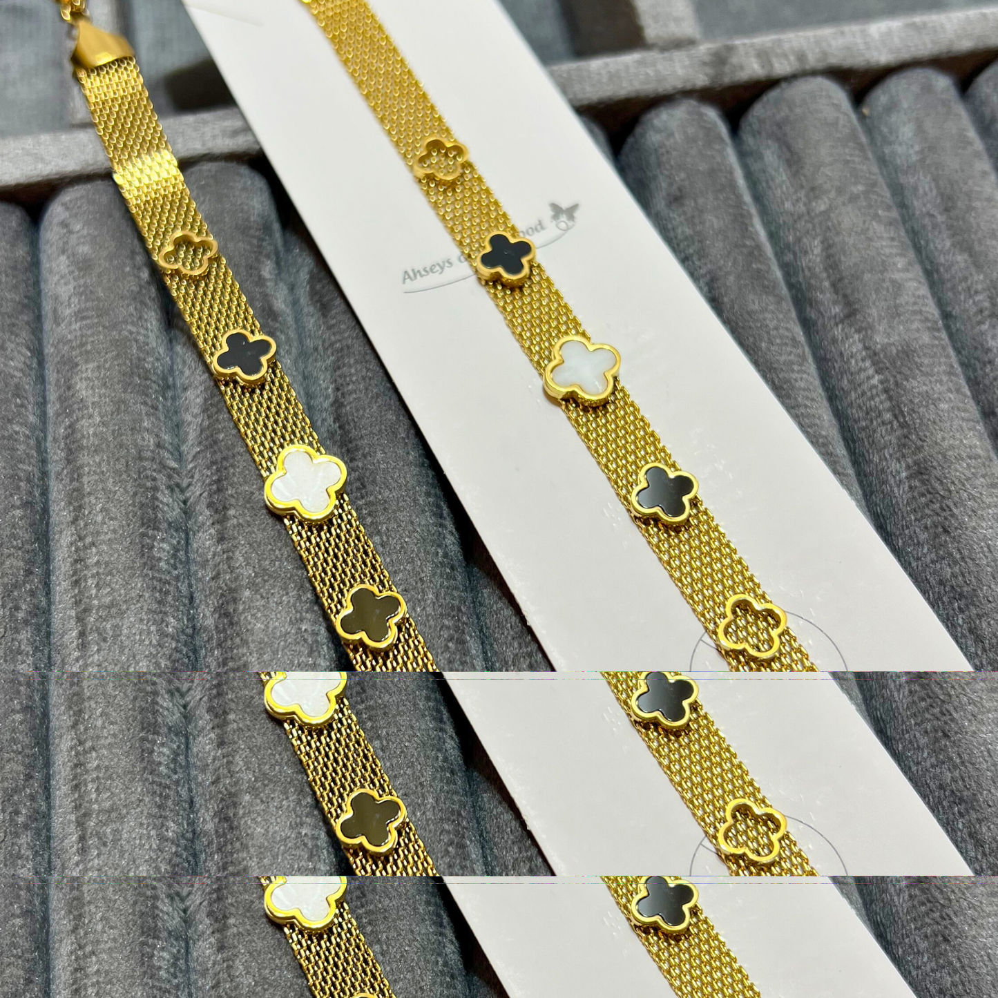 Dainty Gold Open Cuff Bracelet with Crystal Ends