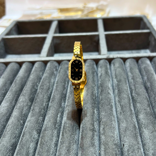 Stainless Steel Watch-Style Cuff | Waterproof & Anti-Tarnish