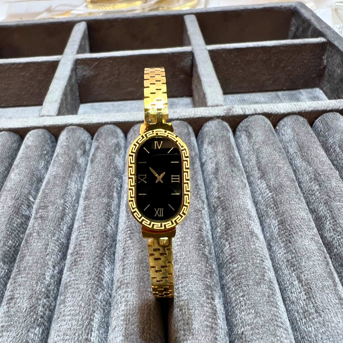 Stainless Steel Watch-Style Cuff | Waterproof & Anti-Tarnish