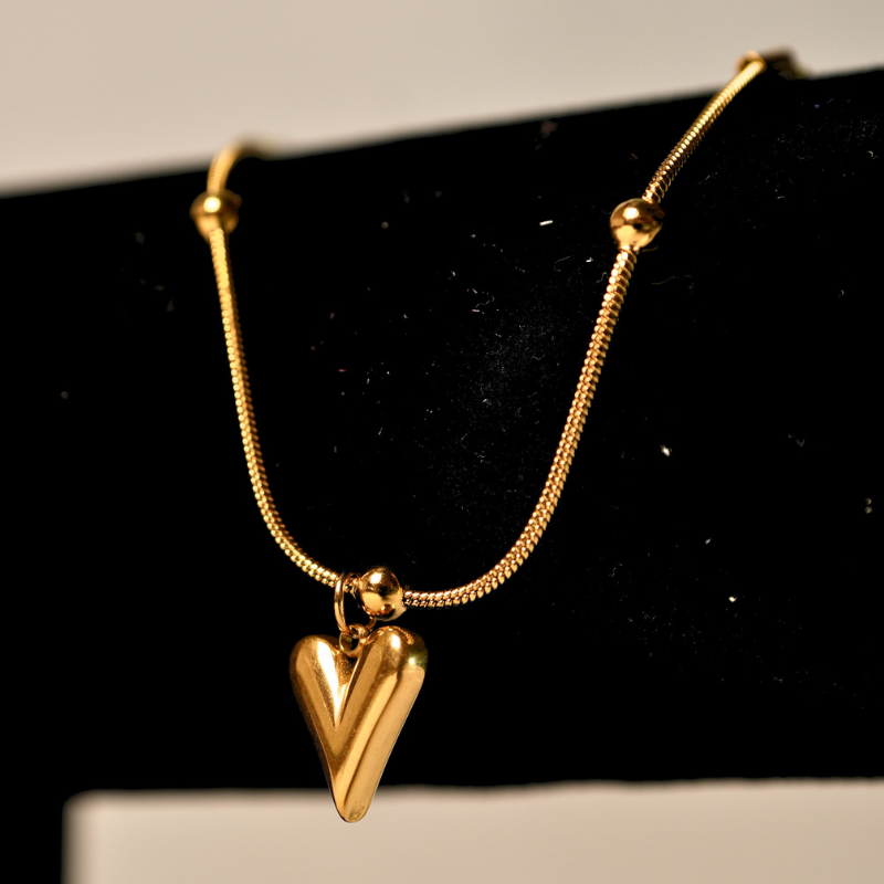 Love Link Bracelet - Golden Heart