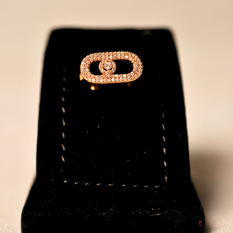 Modern Oval Statement Ring