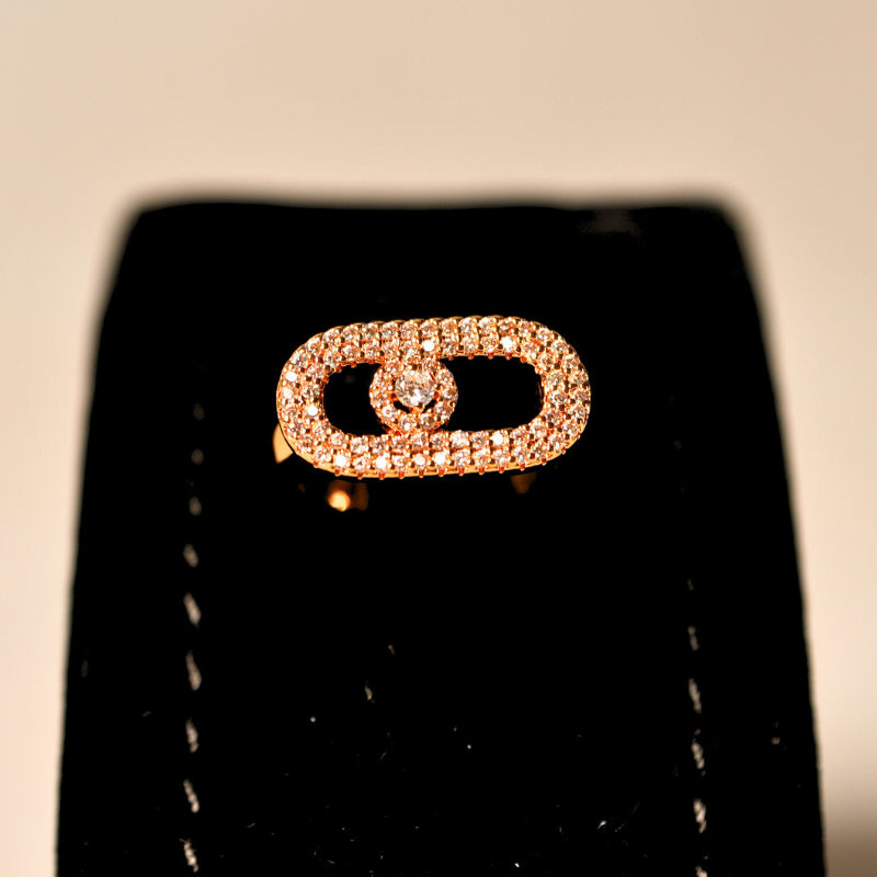 Modern Oval Statement Ring